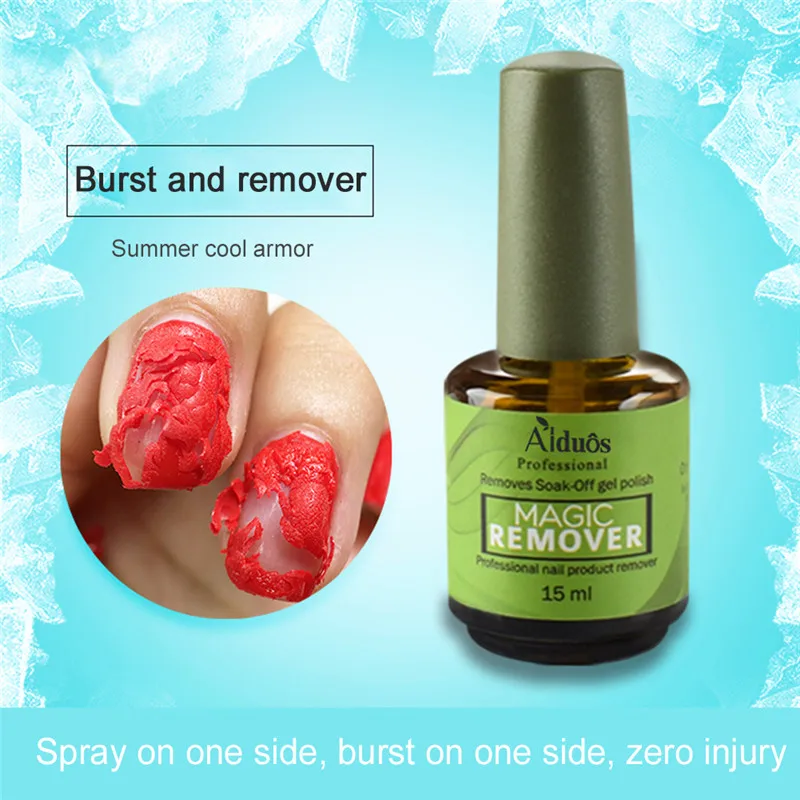 Aiduos гель для ногтей магический удалитель отмачиваемый базовый Матовый верхний