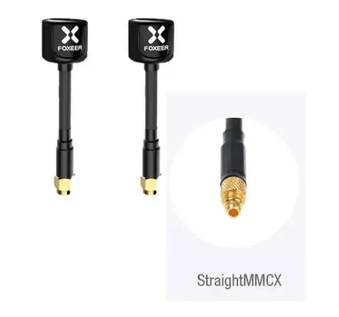 Foxeer 5,8 Г 3dBi TX RX RHCP круговой поляризационные Omni FPV телевизионные антенны SMA RP-SMA гриб телевизионные антенны - Цвет: Black Straightmmcx