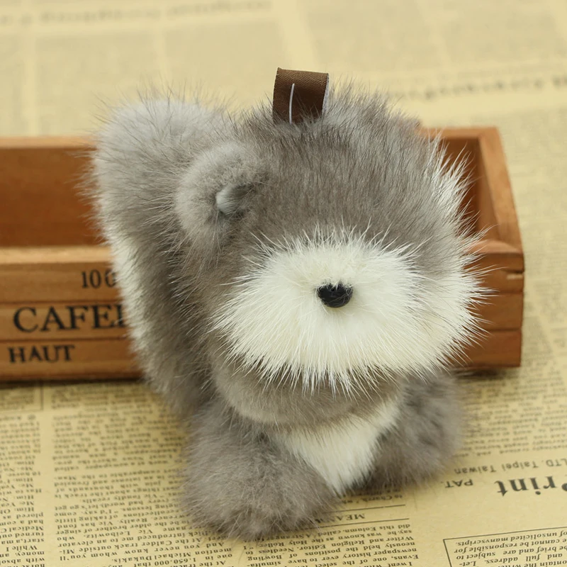 2017 Новый модный брелок с белкой норкой POM Key Holder Squirrel Cute Meng подвеска Подвесная