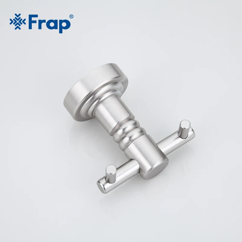 Frap Новое поступление серебряный цвет крючок для халата настенный держатель