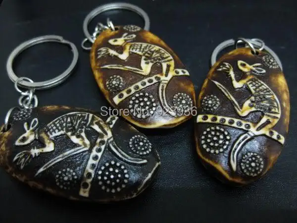15 шт. тяжелые красивые ювелирные изделия vogue sexy nice kangaroo totem яка bone keychaina Новинка |