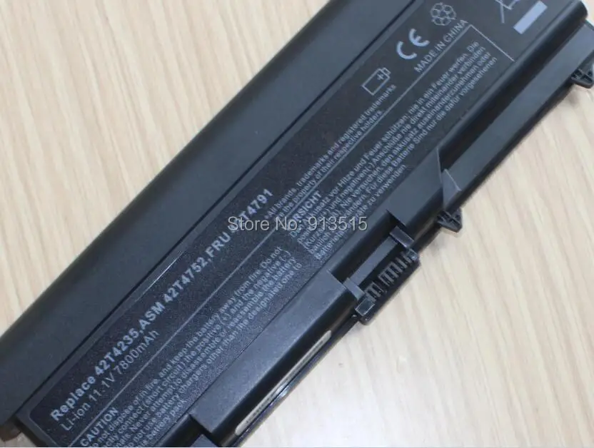 6600mAh 9 Cells Laptop battery for Lenovo ThinkPad E40 L512 T410 E50 E420 L520 E425 SL410 T420 E520 T510 E525 bateria | Компьютеры и