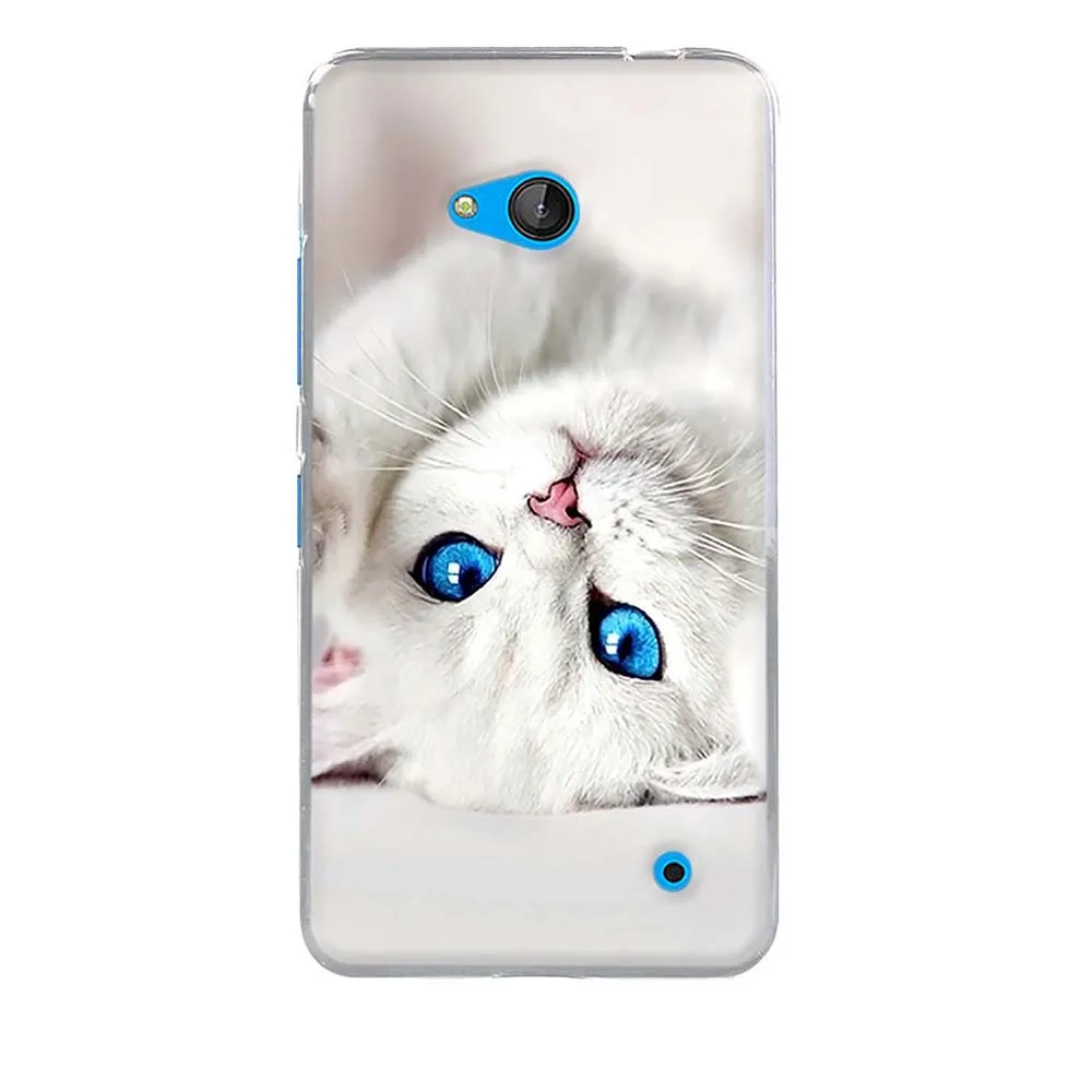 Чехол для Nokia Lumia 640 силиконовый чехол из ТПУ мягкая задняя крышка Funda Microsoft