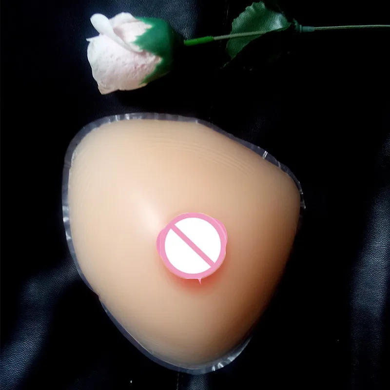 

free shipping ,cheap hot selling one piece silicone breast forms open sexy boobs 900g B/C cup for shemale cross-dresser