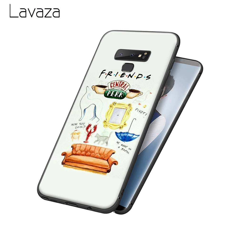 Lavaza Central Perk Coffee friends tv show Soft TPU Case Cover for Samsung Galaxy S8 S9 S10 Plus S10e A6 A8 A9 J6 2018 Cases | Мобильные