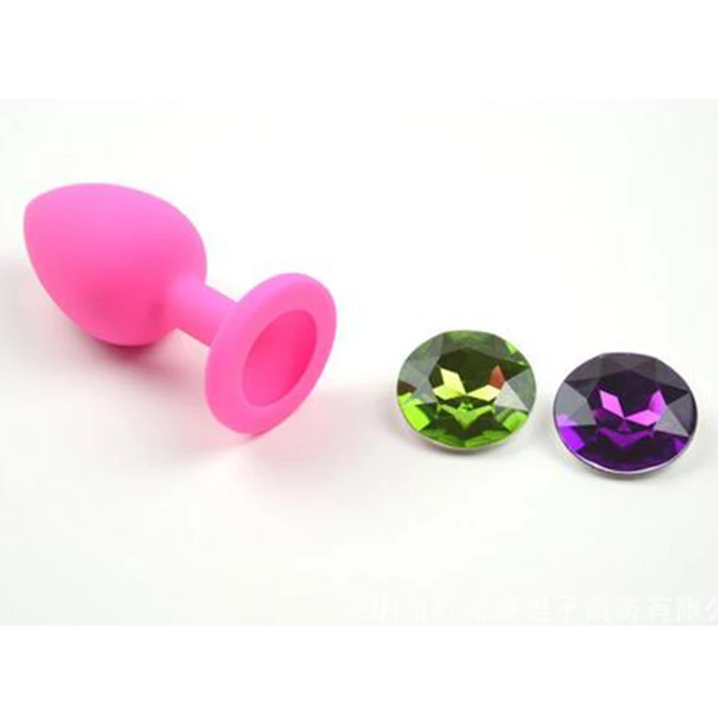 Силиконовая розовая Анальная пробка набор для тренировок секс игрушки мужчин и