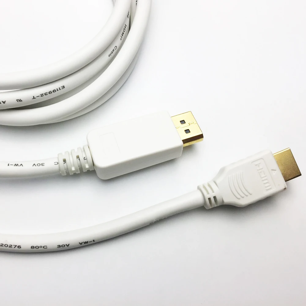 Кабель DP HDMI 1 8 м 3 Dislayport HDTV конвертер адаптер для hp Dell lenovo PC latpp| |