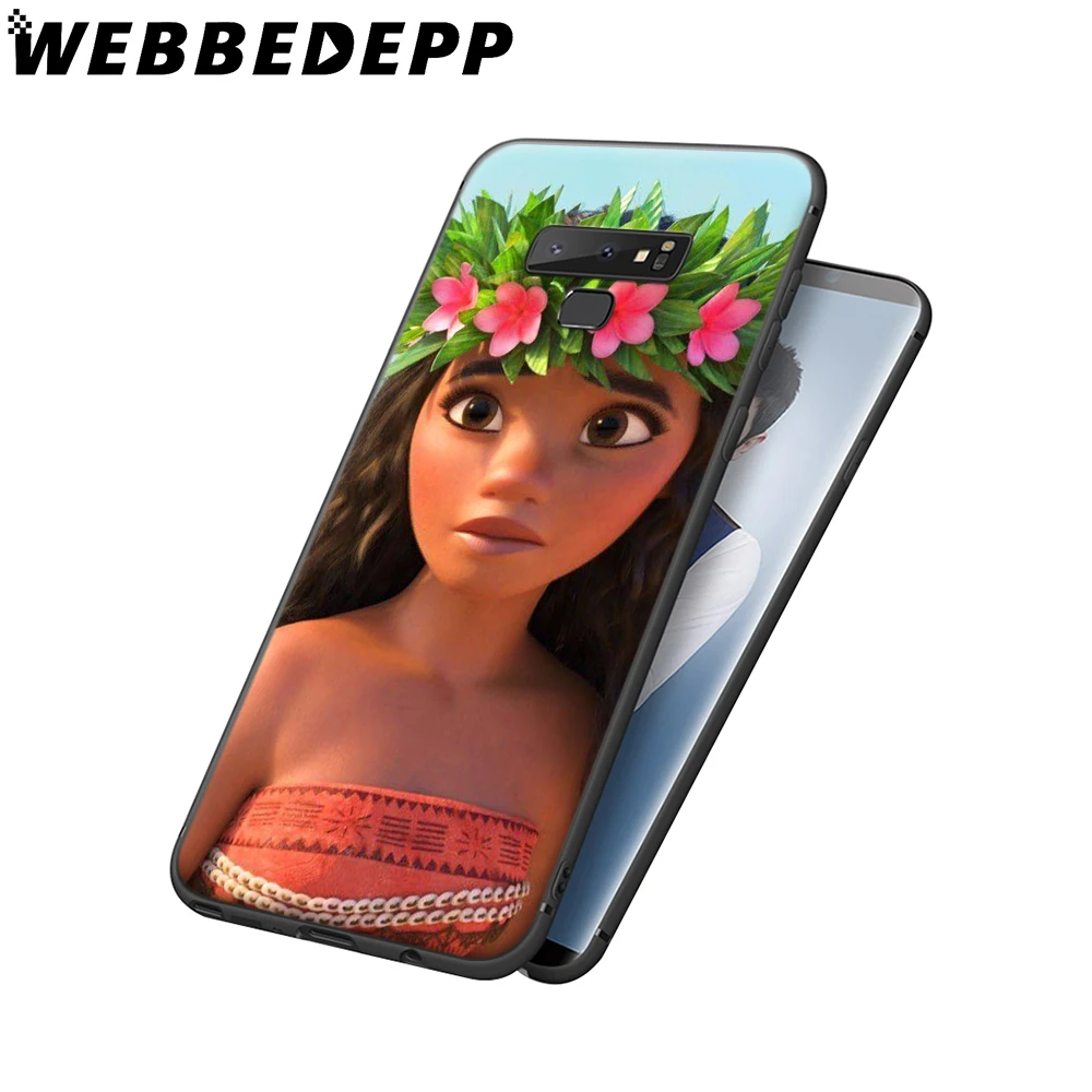 WEBBEDEPP Princess Moana carton Soft Case for Samsung Galaxy A3 A5 A6 Plus A7 A8 A9 J6 Cover | Мобильные телефоны и