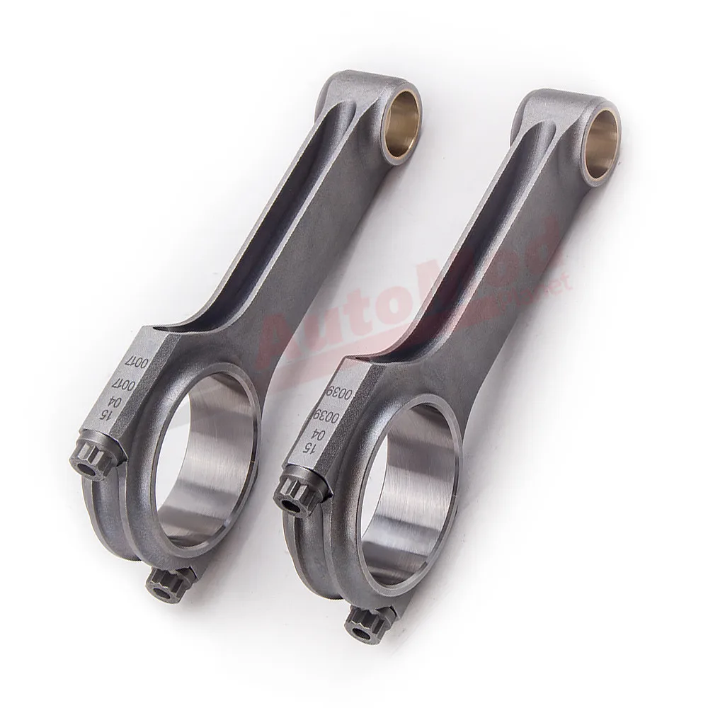 Fit Nissan 200SX SR20DET SR20 шатун ARP 2000 болт 800HP сбалансированный шатуны коленчатого вала 4340