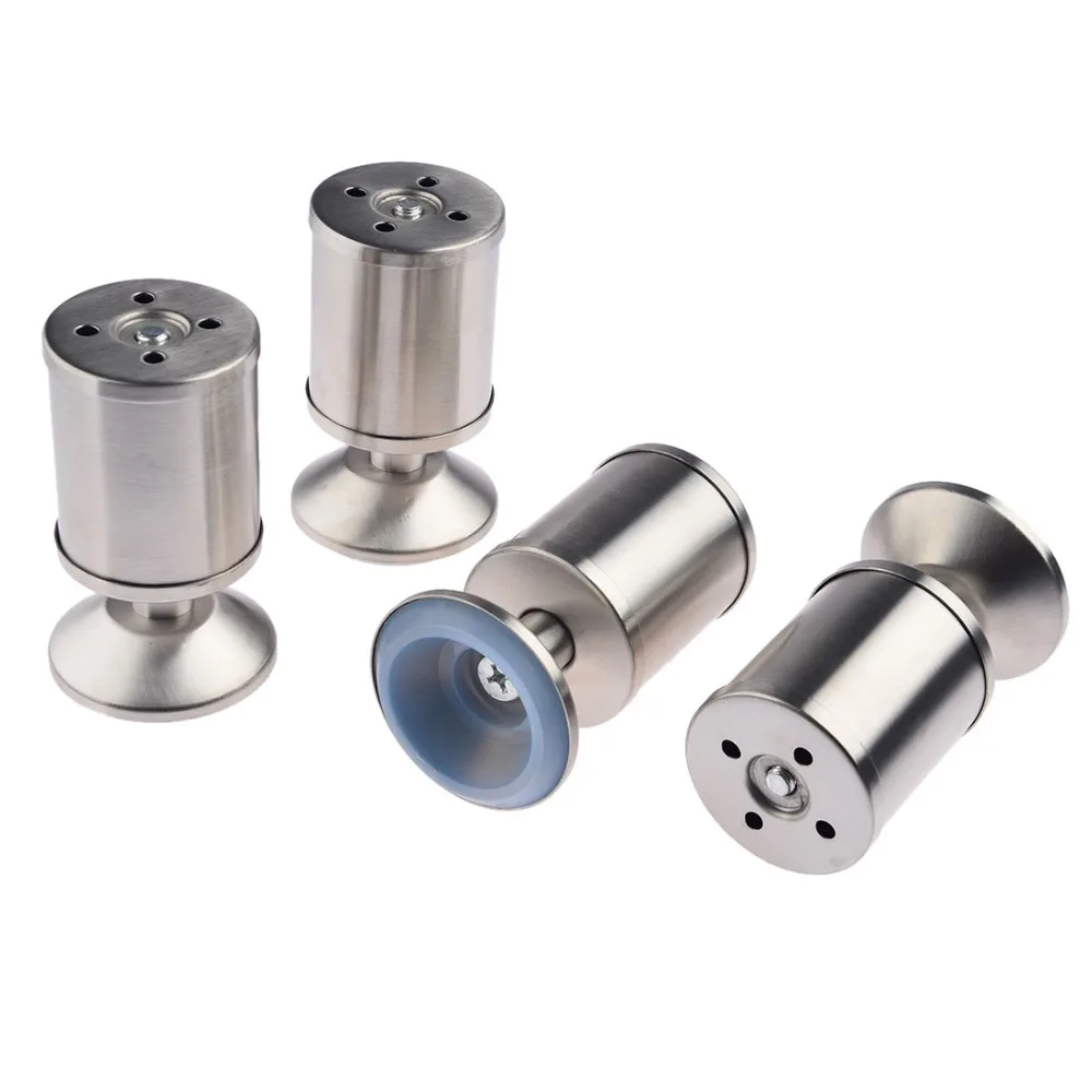 4 шт. Из Нержавеющей Стали регулируемые по высоте ножки стола мебель Кухня Ноги