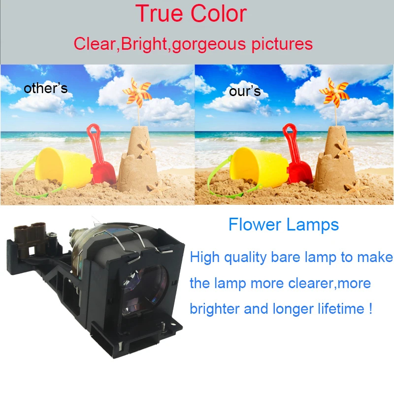 Запасная лампа для проектора TLPLV3 с корпусом TOSHIBA TLP-S10U TLP-S10 TLP-S10D Гарантия 180 дней |
