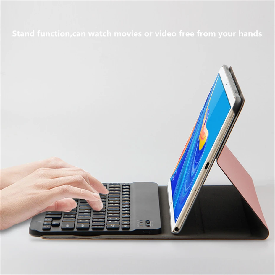 Кожаный чехол с клавиатурой Bluetooth для huawei MediaPad M6 10,8, чехол для планшета huawei M6 Pro 10,8 VRD-AL09