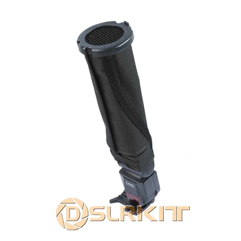 

DSLRKIT Honeycomb Grid +Flash Color Card Diffuser+Reflective Snoot Flash Softbox