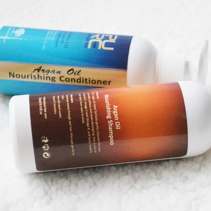 Чистый марокканский аргана масло питательный шампунь и кондиционер для волос 250