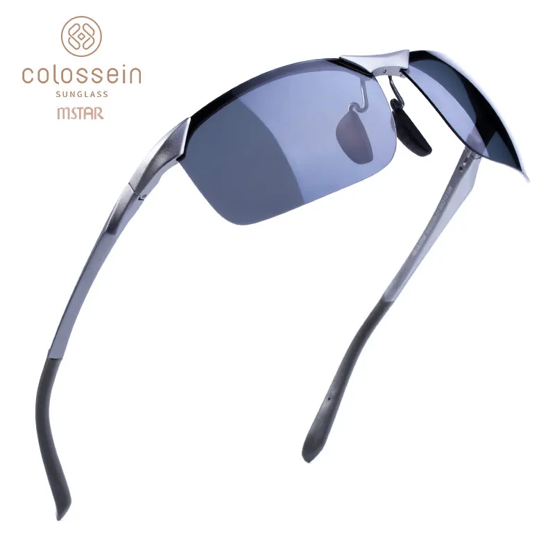 COLOSSEIN MSTAR модные солнцезащитные очки мужские поляризованные черные серые для