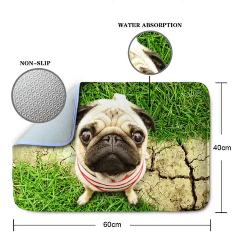 Забавные передний коврик у входной двери 3D Животные для собаки Гостиная Спальня