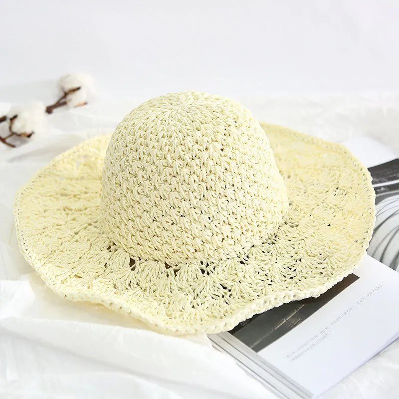 Женские соломенные шляпы элегантные летние дышащие женские в Корейском стиле