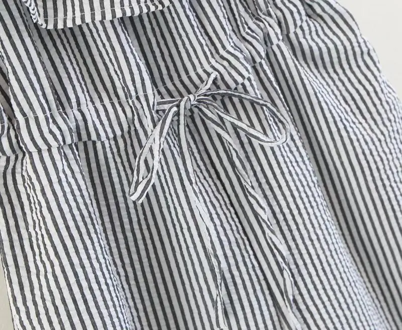 Fashion Women XL40-1366 European and American fashion wind striped strip pants | Женская одежда