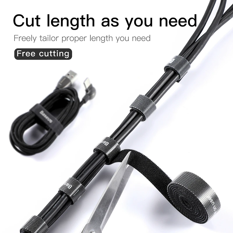 Органайзер для кабелей Baseus USB устройство сматывания кабеля iPhone IP /Micro Usb /Type c