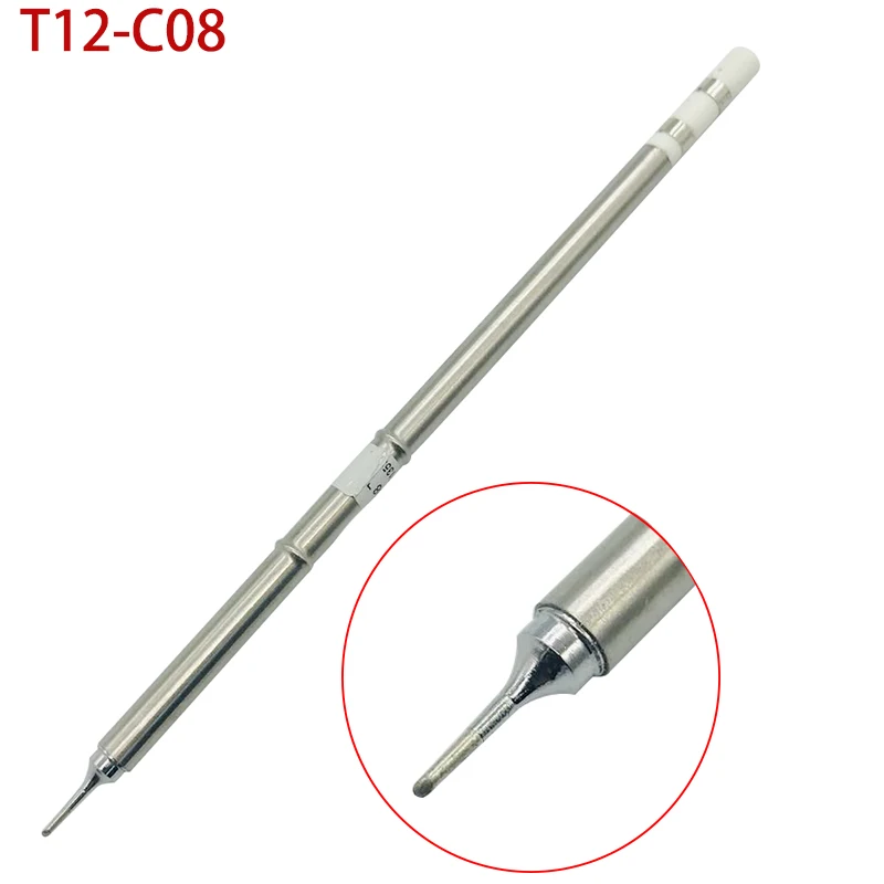 T12-C08 электронные инструменты ПАЯЛЬНЫЕ НАКОНЕЧНИКИ 220 в 70 Вт для T12 FX951 паяльник ручка паяльная станция сварочные инструменты