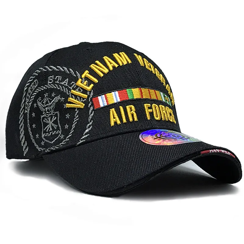 Брендовая Повседневная винтажная хлопковая кепка WW2 Vietnam Gorras запоминающаяся