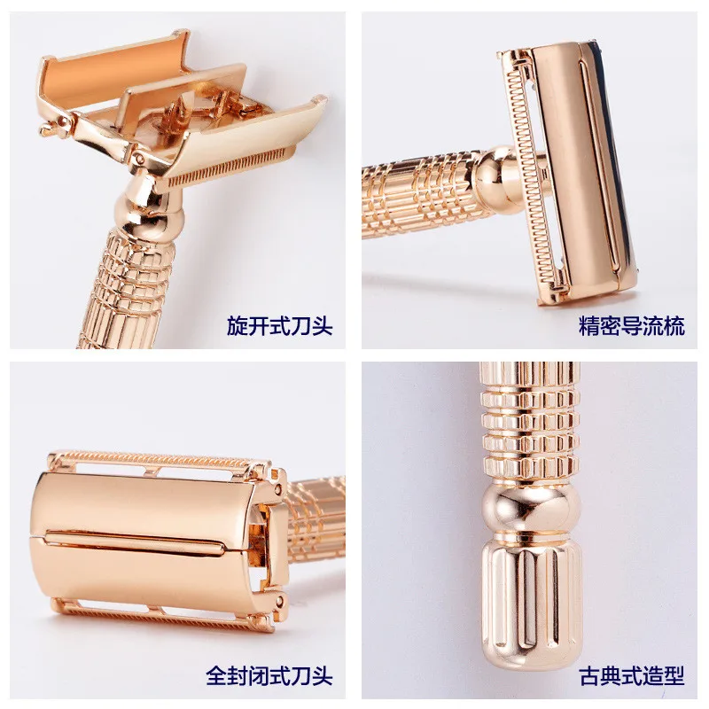 BAILI Классический Платиновый двойной край лезвие безопасной бритвы Бритва