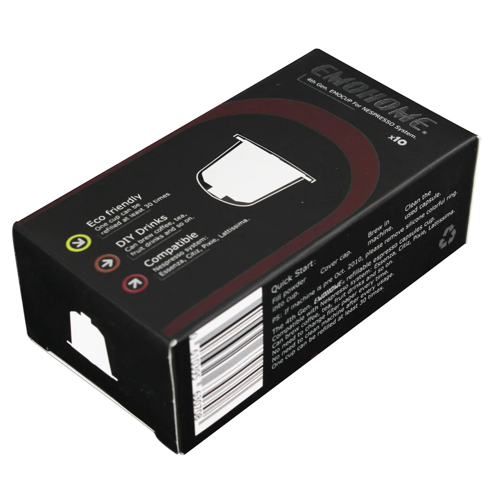 Капсулы для кофе эспрессо многоразовые 200 шт. EM-04T