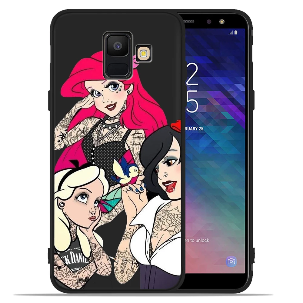 Тату принцесса "сделай сам" Алиса: безумие возвращается для samsung Galaxy A9 A8 A7 A6 A5 A3 J3 J4 J5 J6 J8 плюс чехол для телефона чехол Чехол-футляр