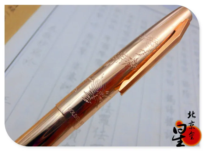 Ручка Beijing JinXing Venus pen 703 старинная резьба Женская ручка ручная скульптура дракона