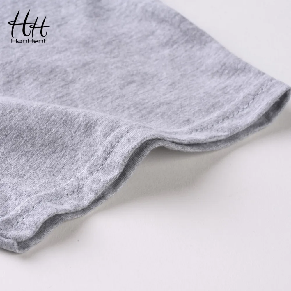 HanHent/креативные футболки с котом мужские хлопковые уличные модные забавным