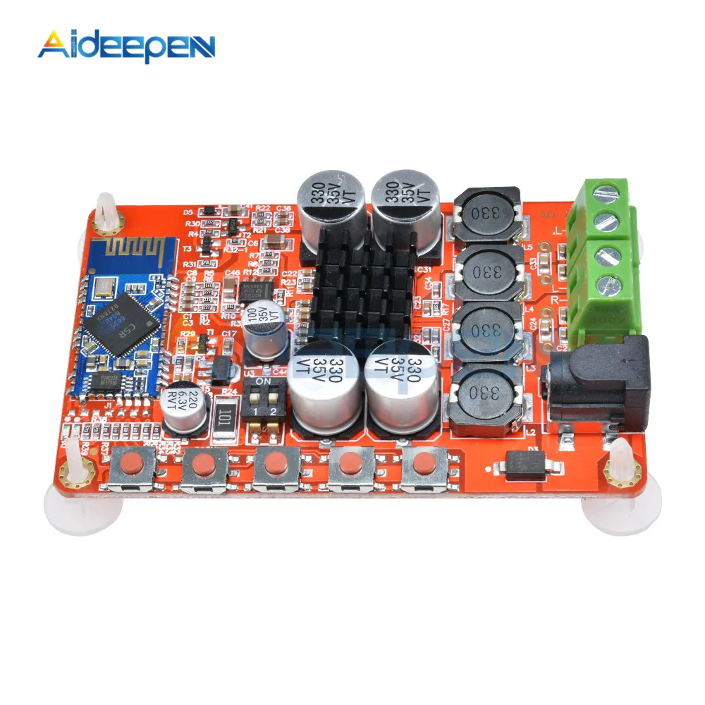 TDA7492P 50 Вт+ 50 Вт двухканальный усилитель беспроводной Bluetooth 4,0 аудио приемник Цифровой усилитель платы 2,1 интерфейс 8~ 25 В постоянного тока