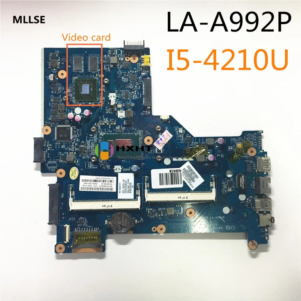 MLLSE 780120-601 для hp 15-R 250 Материнская плата ноутбука ZSO50 LA-A992P SR1EF I5-4210U 820 м 2 ГБ графика DDR3 полностью протестированы