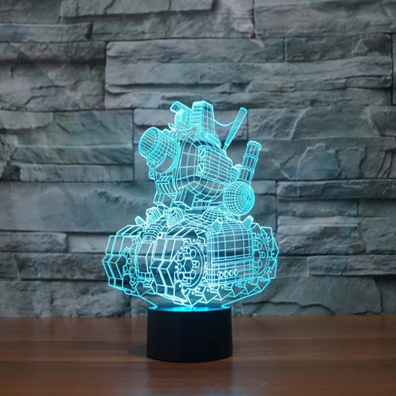 Ночные лампы для бака 7 видов цветов Изменение сенсорной кнопки ночник онлайн |