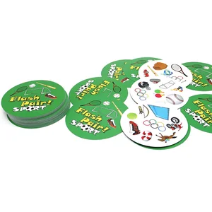 2019 Горячие настольная игра флеш-пара пятно высокого качества бумага без металлической коробке движение животных лучший подарок для дома вечерние карточная игра