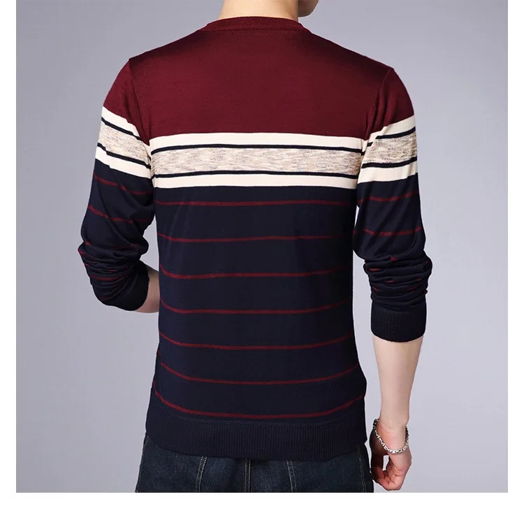 Мужской кардиган hombre 2019 плюс размеры 4XL 45% шерсть Круглый вырез вязаный мужской