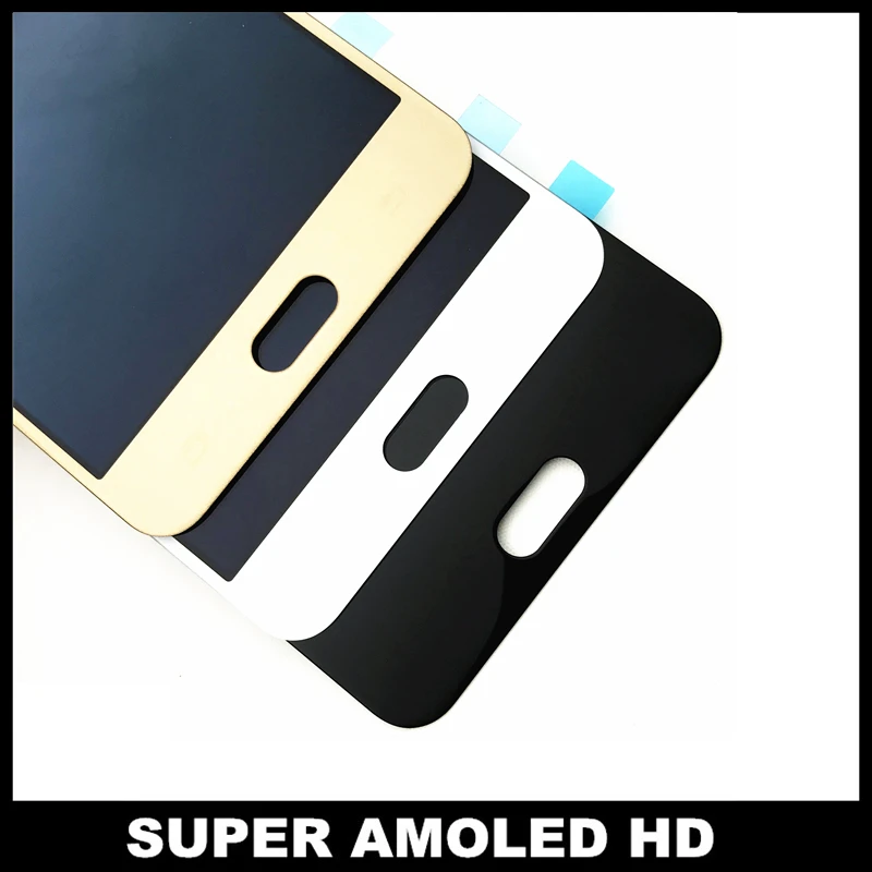 100% супер AMOLED LCDS для Samsung Galaxy C7 C7000 SM ЖК дисплей телефона кодирующий