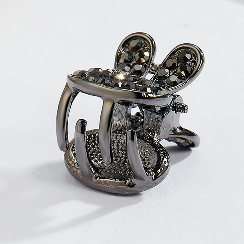 Женские заколки для волос CHIMERA маленькие с черным кристаллом аксессуары