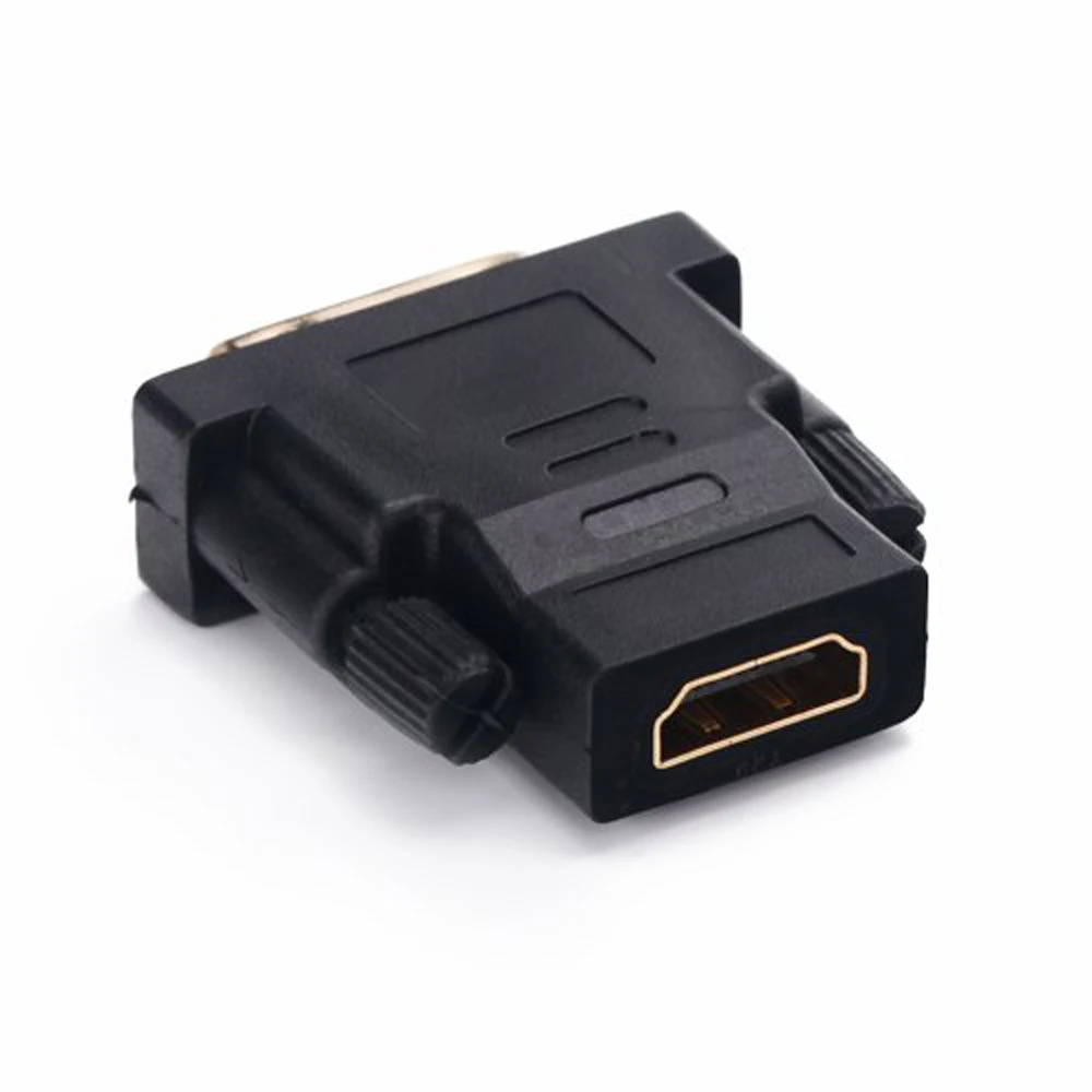 2015 горячая DVI-I адаптер с двойным соединением 24 + 5 папа на HDMI Женский | Обустройство