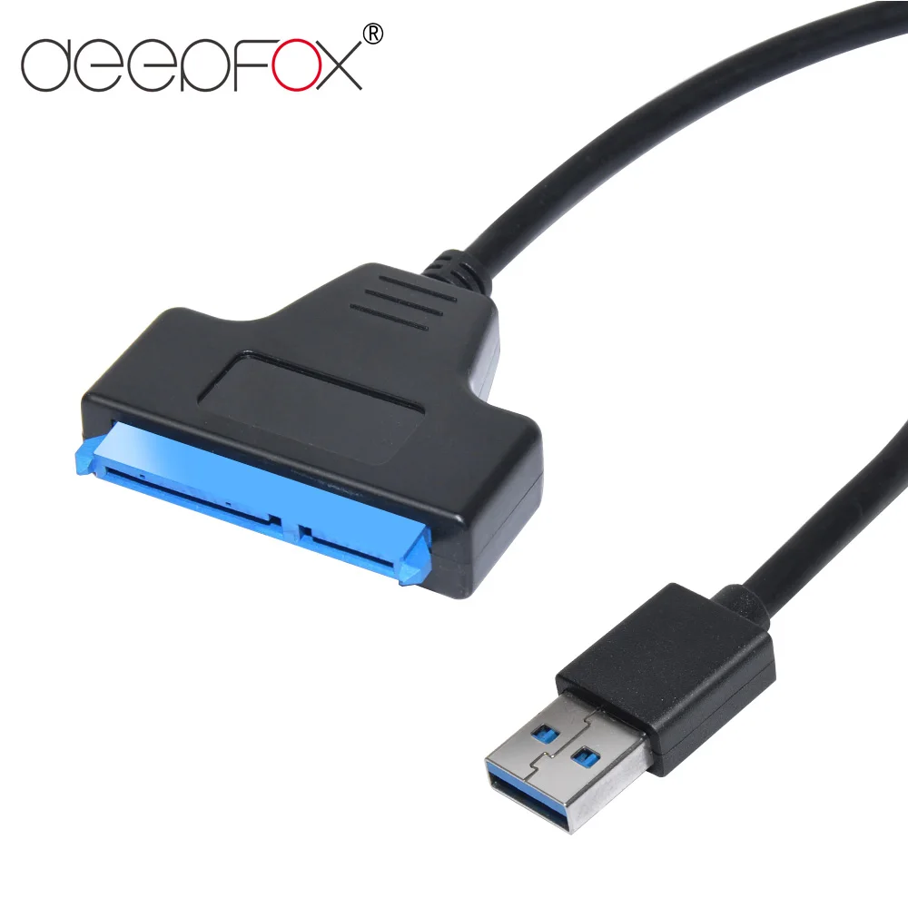 Внешний USB-кабель DeepFox с 3 0 на 2 5 дюйма HDD SATA для подключения к ноутбуку |