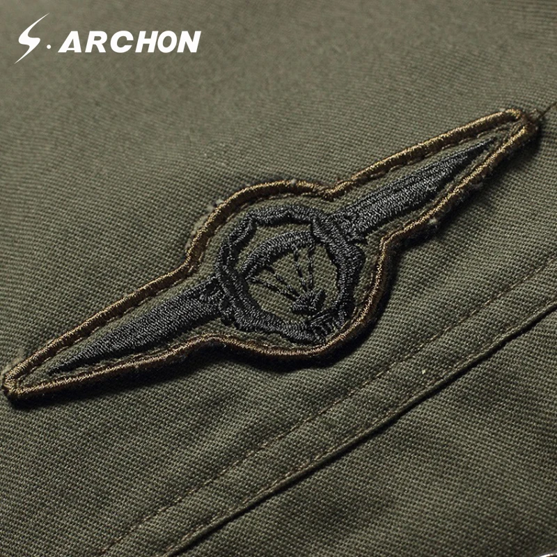 Мужская армейская куртка-карго S.ARCHON повседневная хлопковая тактическая