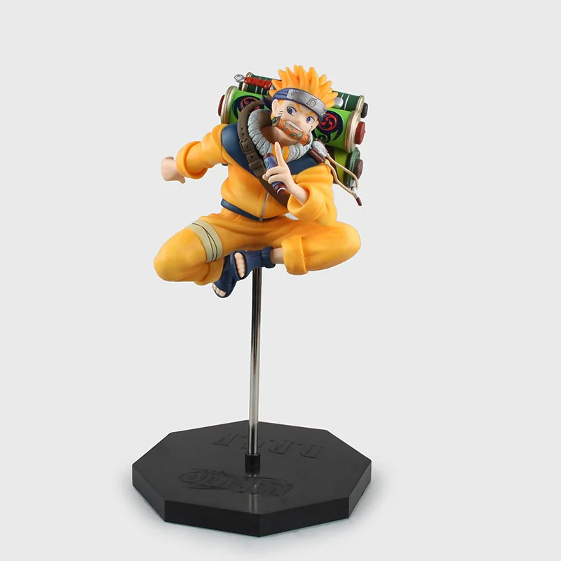 Huong Аниме Наруто 26 см Uzumaki ПВХ фигурка игрушка коллекция Brinquedos модель игрушки
