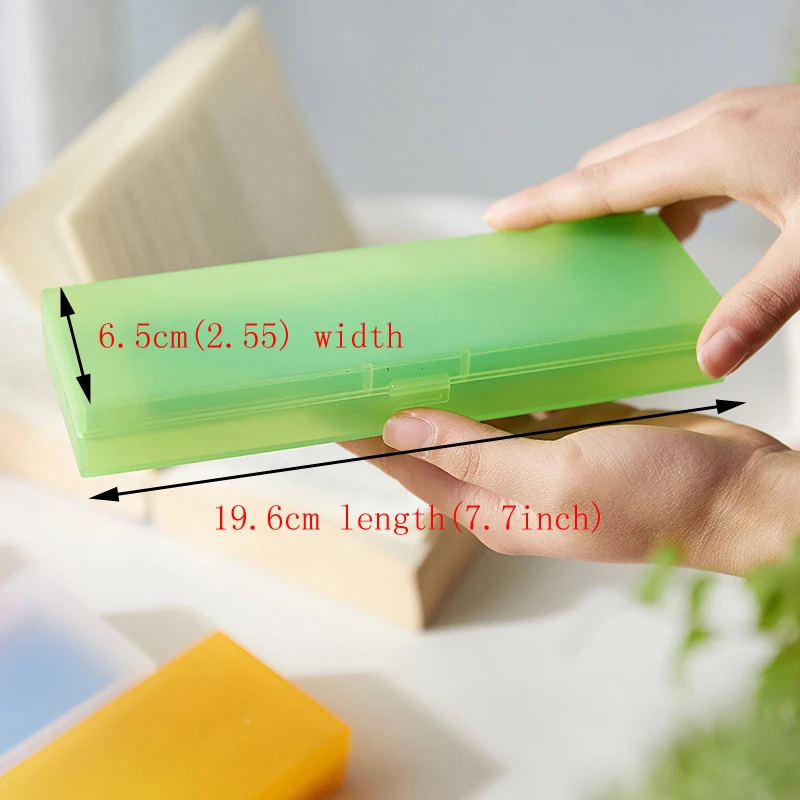 Новый Для мальчиков и девочек карандаш пластикового треугольника Чехол Коробка