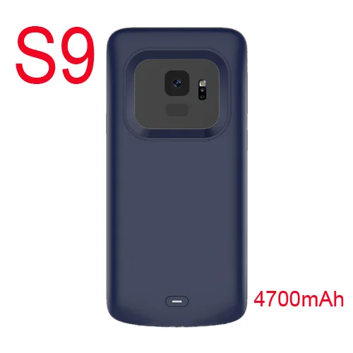 Blue for S9 4700 мАч для samsung S9, чехол для аккумулятора, 5200 мАч, чехол для внешнего аккумулятора телефона, чехол для samsung Galaxy S9 Plus, чехол для внешнего аккумулятора - Цвет: Blue for S9