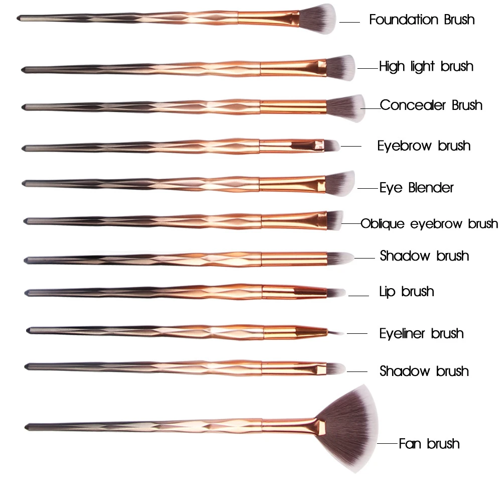 CHILEELOVE 20 Pcs/Set Diamond Makeup Brushes Kit Make Up Tool | Красота и здоровье