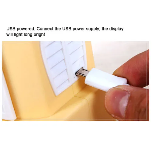 Электронная кукушка будильник творческий пластиковые часы цифры светодиодный