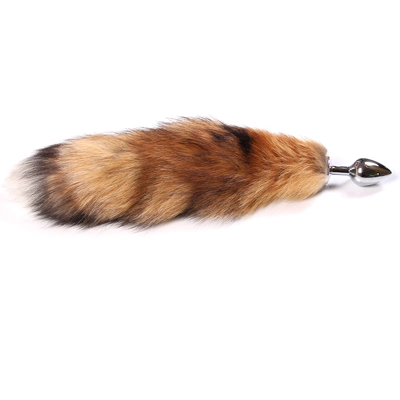 Металлические анальные игрушки среднего размера анальная пробка с лисьим