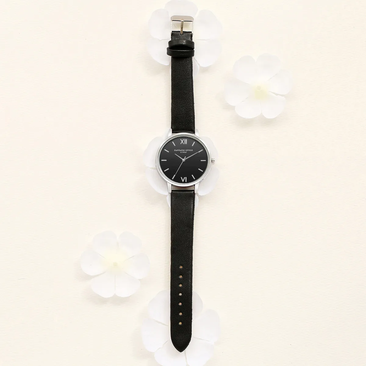 Женские часы Ретро дизайн кожаный ремешок Аналоговый сплав кварцевые наручные