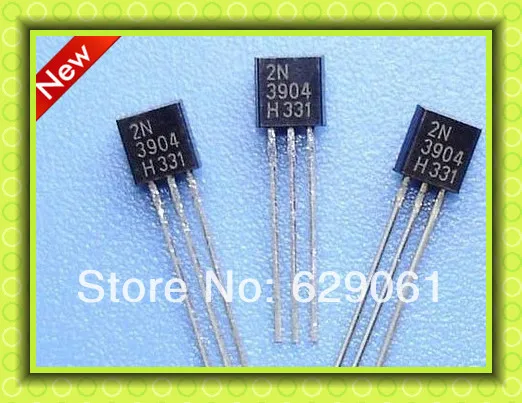

Транзистор питания 2N3904 TO-92 0.2A/40V