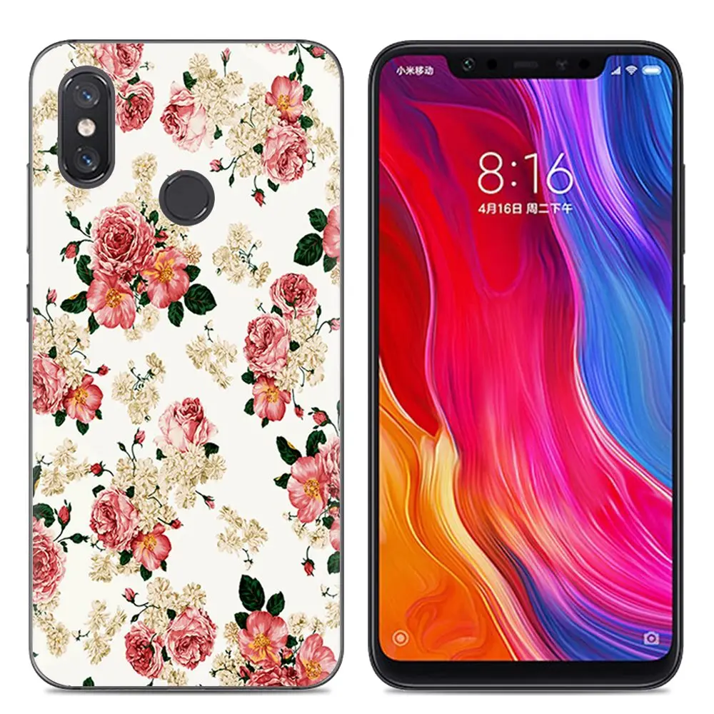 Чехол для Xiaomi mi 6X Max 3 x 2S Защита задней крышки чехол телефона 8 Lite SE силиконовый ТПУ