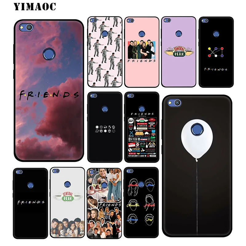 YIMAOC с героями телесериала друзья Забавный мягкий чехол для huawei mate 20 10 P30 P20 Pro P10 P9 P